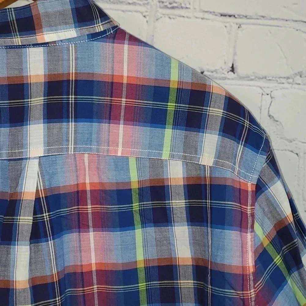 Men's Johnnie-O Hangin' Out Button Down Long-sleeved Size L Color Wake - Picture 15 of 15